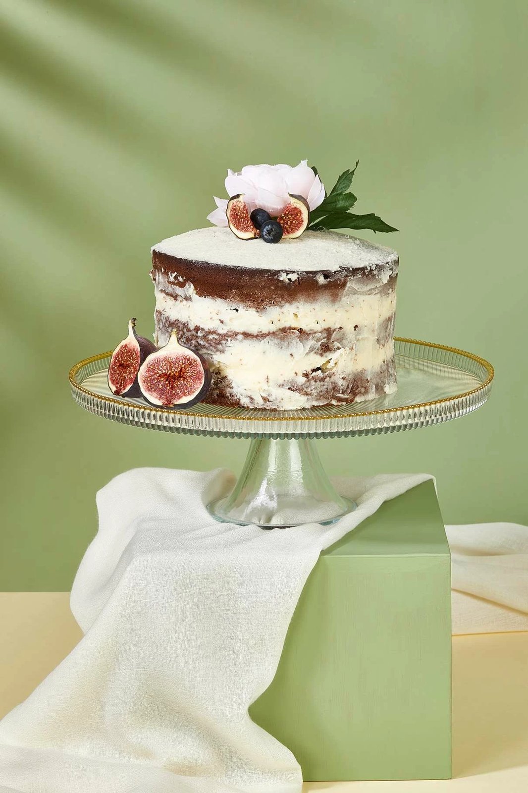 Pjatë qelqi për servirje torte Hermia, Paris 2821, transparente, 28cm