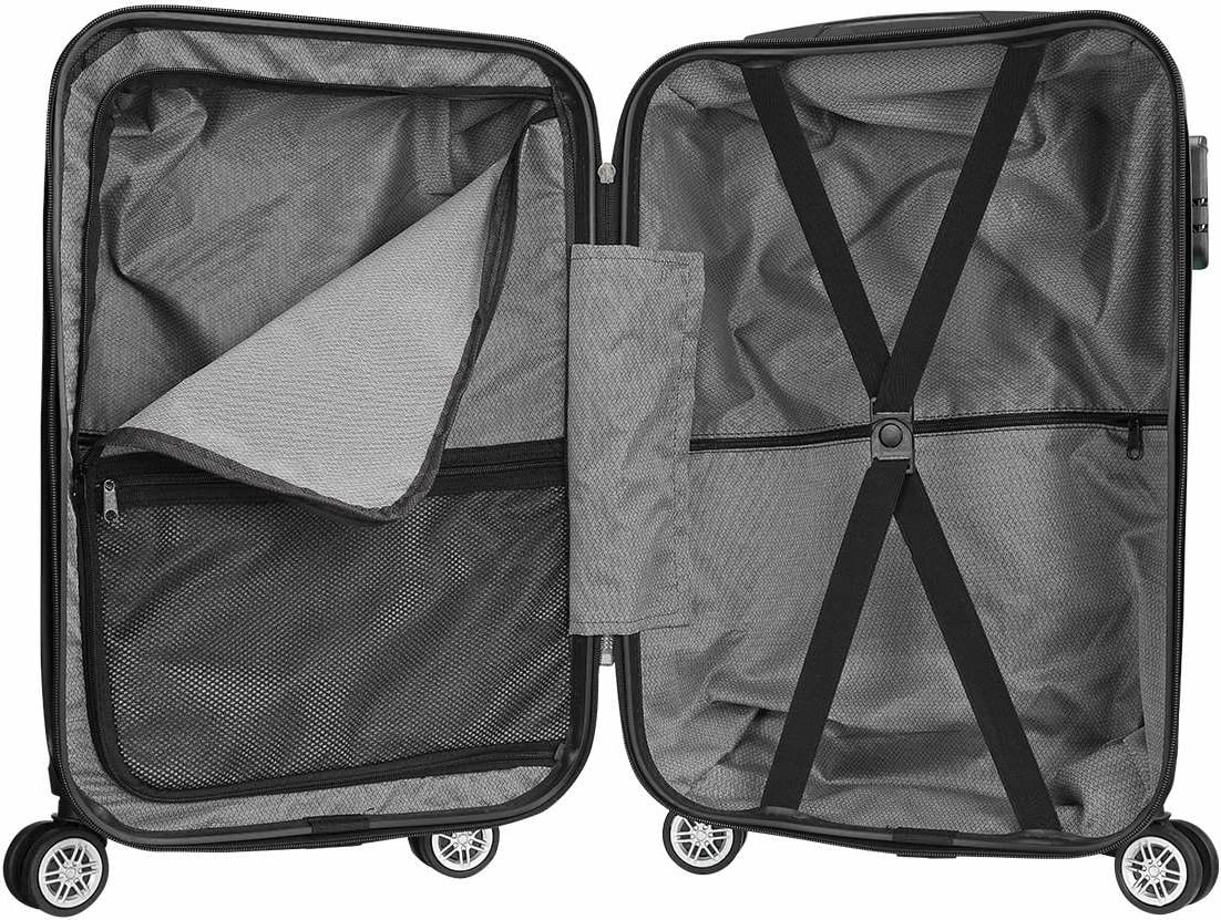 Valixhe udhëtimi Zoozie Bags, Wexta Wx-1001, e zezë, kabinë