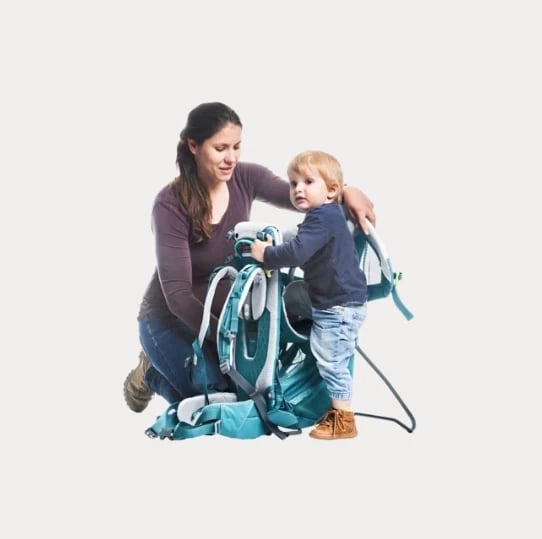Çantë mbajtëse për fëmijë Deuter Kid Comfort Active SL, Poliamid, Denim