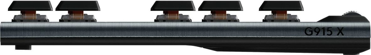 Tastierë gaming Logitech G915 X LIGHTSPEED, mekanike, RGB, e zezë