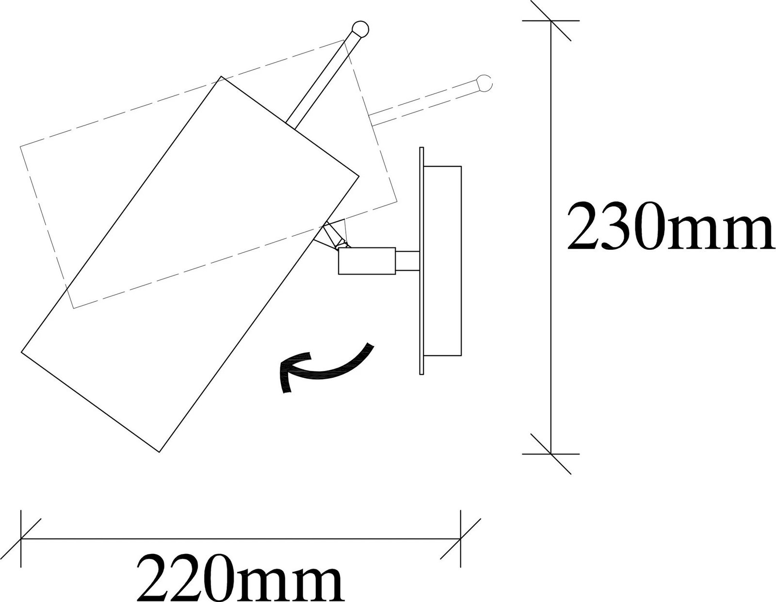 Llambë muri Opviq, Kem - 6382, ngjyrë antike Llambë muri Opviq, Kem - 6382, ngjyrë antike