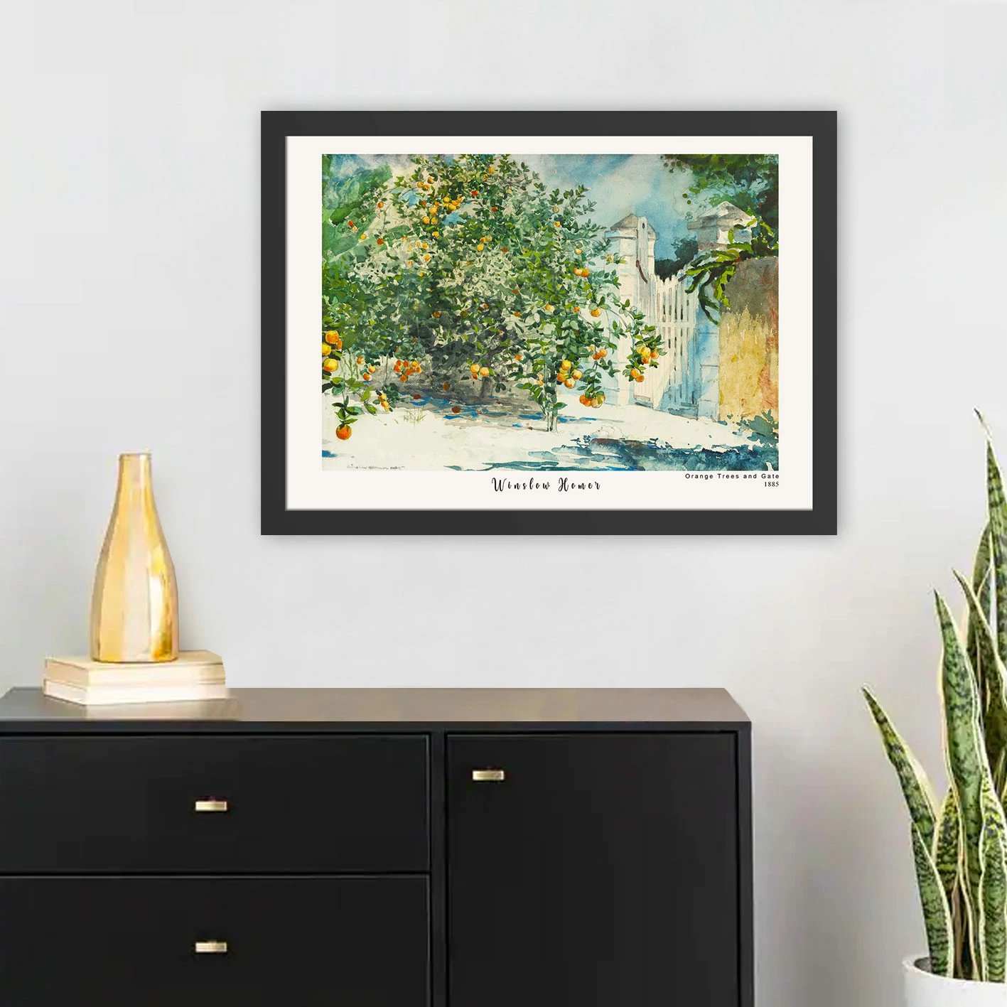 Pikturë dekorative me kornizë, shumëngjyrëshe, Wallity, SC132569-5575, 55x75cm