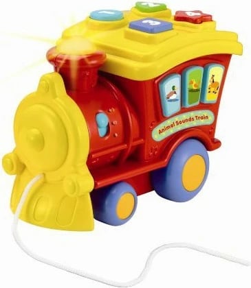 Lodër tren interaktiv Smily Play Ciągacz Lokomotywa Czu Czu, plastikë, me drita e tinguj, shumëngjyrëshe