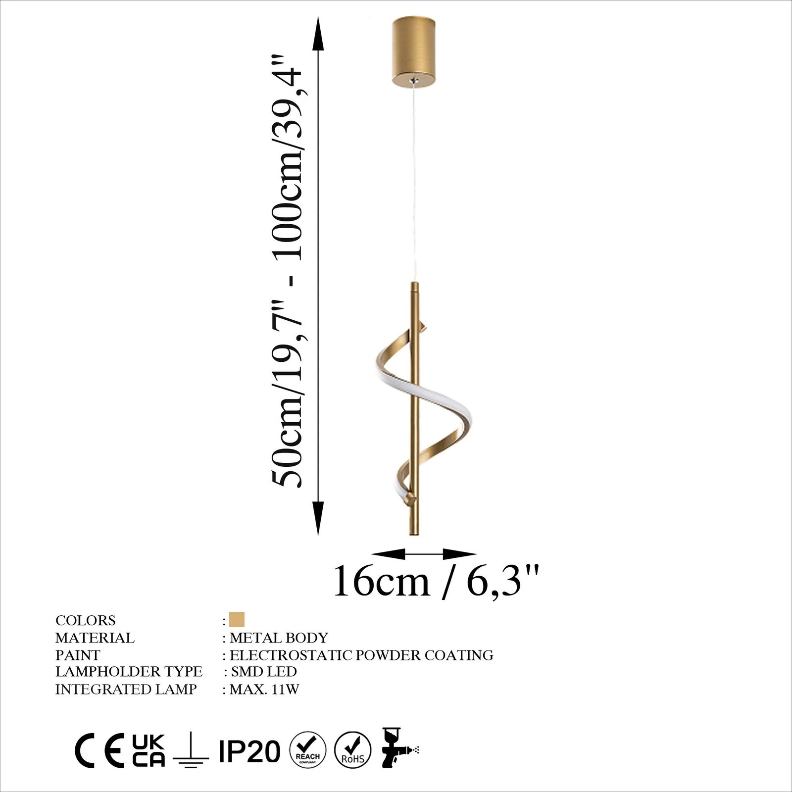 Llambë tavani Opviq, ngjyrë ari, Lıkma - 13519 Llambë tavani Opviq, ngjyrë ari, Lıkma - 13519