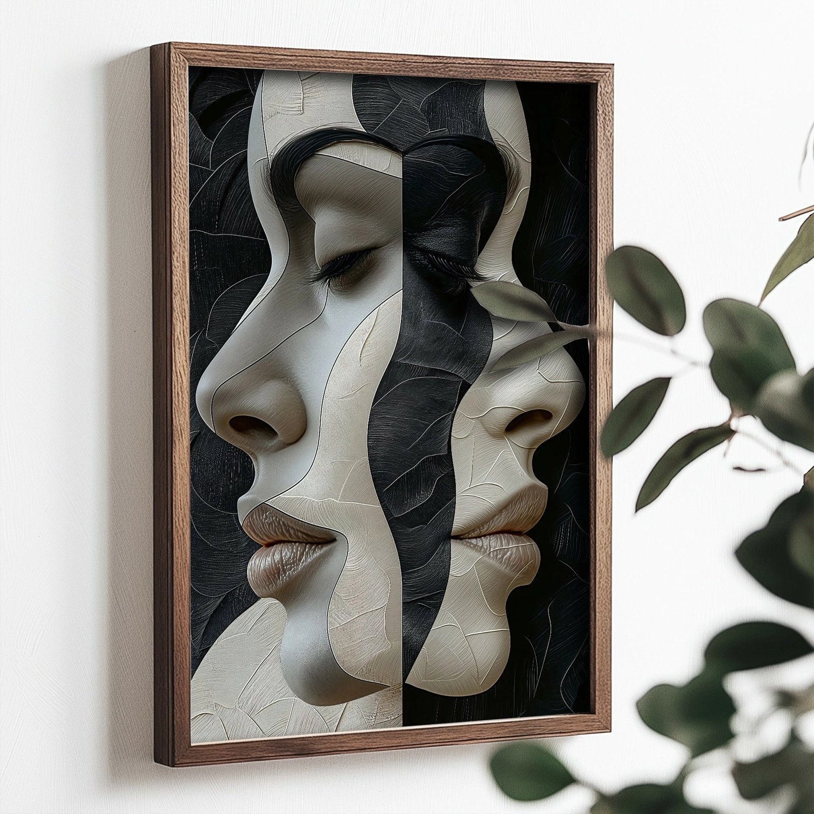 Pikturë dekorative me kornizë MDF, Wallity, TUN078-XL, shumëngjyrëshe, 50x70x3.5cm