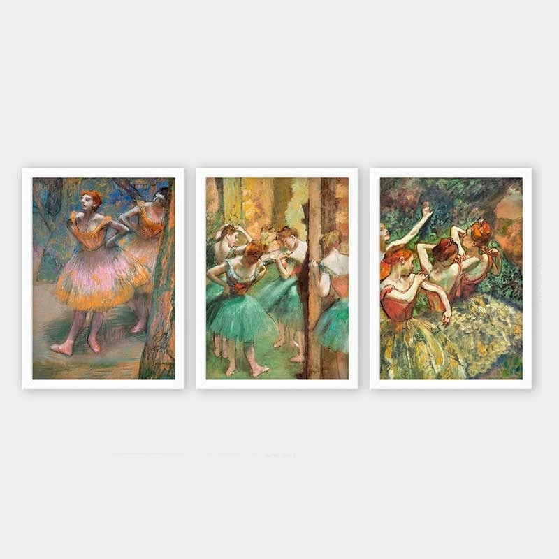 Pikturë dekorative me kornizë (3 copë), Wallity, 3BC_UN2684790_3545