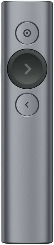 Telekomandë prezantimi Logitech Spotlight, Bluetooth/RF, USB, 30 m, Gri Telekomandë prezantimi Logitech Spotlight, Bluetooth/RF, USB, 30 m, Gri