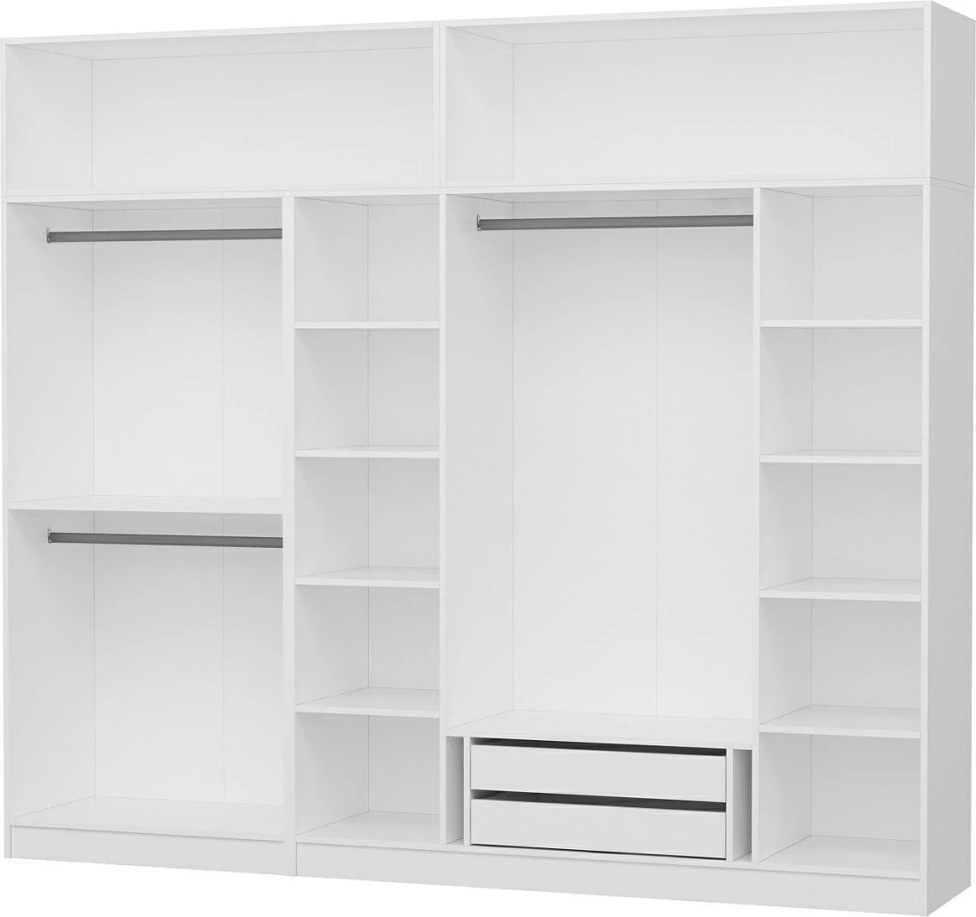 Dollap Skye Decor, ngjyrë e bardhë, Kale - 3931