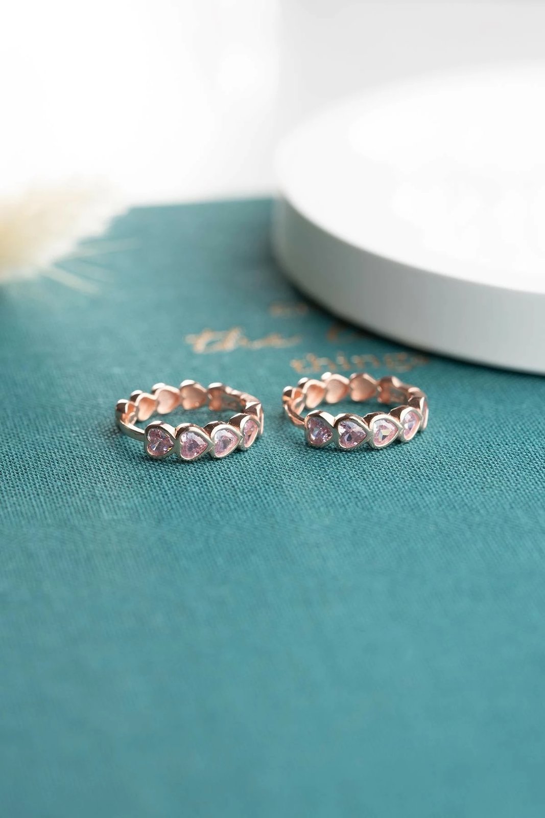 Vathë argjendi ngjyrë rozë gold Jumeon, NRZ999774