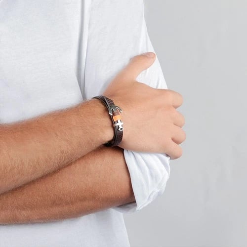 Byzylyk për meshkuj SECTOR JEWELS BANDY, i zi