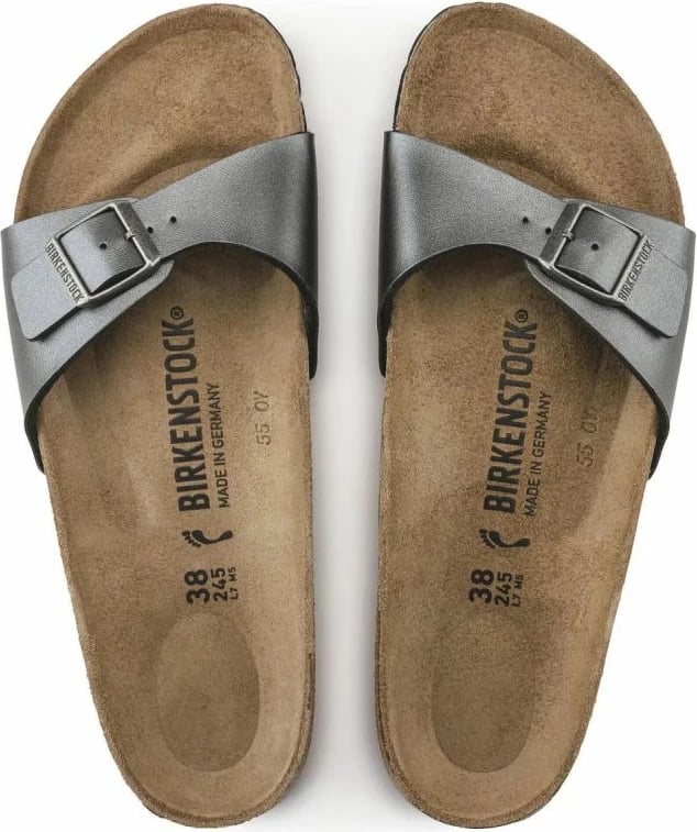 Flip-flop Birkenstock për femra dhe meshkuj, të zeza Flip-flop Birkenstock për femra dhe meshkuj, të zeza