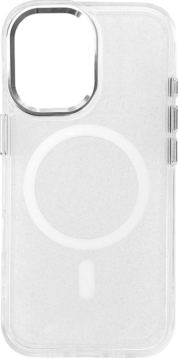 Mbështjellës Hurtel Glitter Case me MagSafe për Samsung Galaxy A16 5G, Bardhë