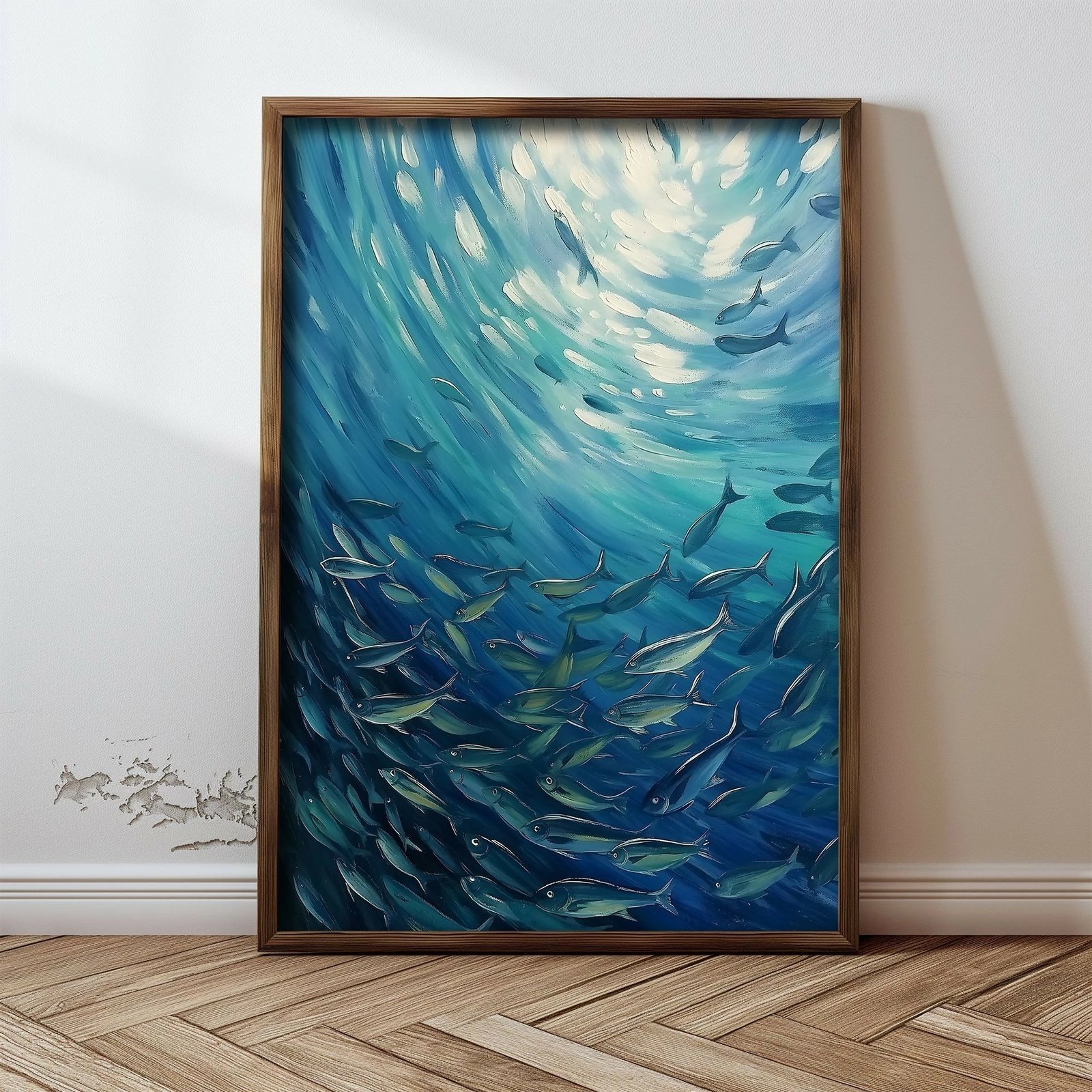 Pikturë dekorative me kornizë MDF, shumëngjyrëshe, Wallity GE248-L