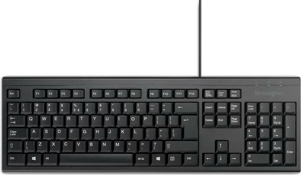 Tastierë Kensington KB100 EQ, me kabllo USB, e zezë