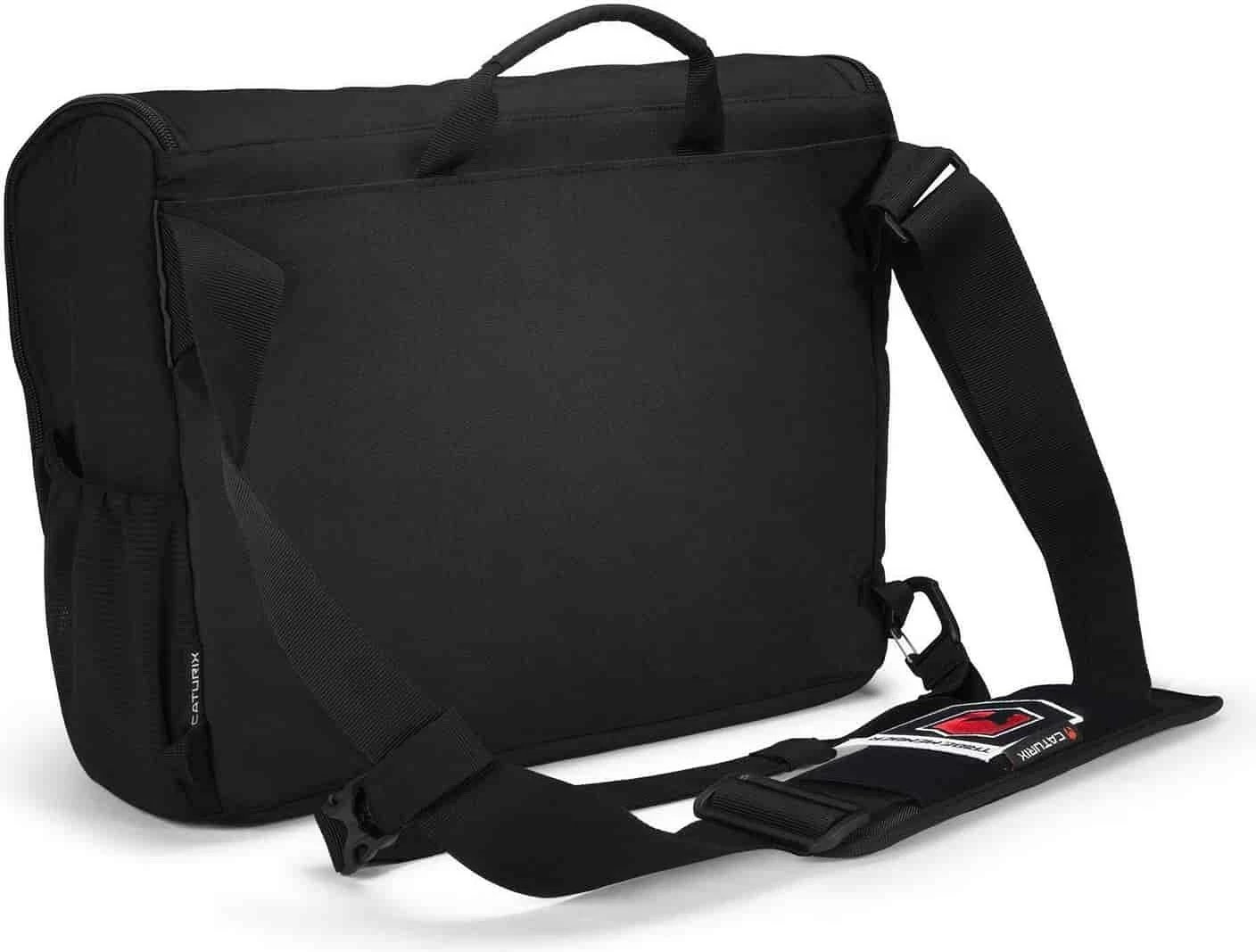 Çantë mesazhi DICOTA CATURIX CURRIDUR 15.6", rrip shpatulle, e zezë