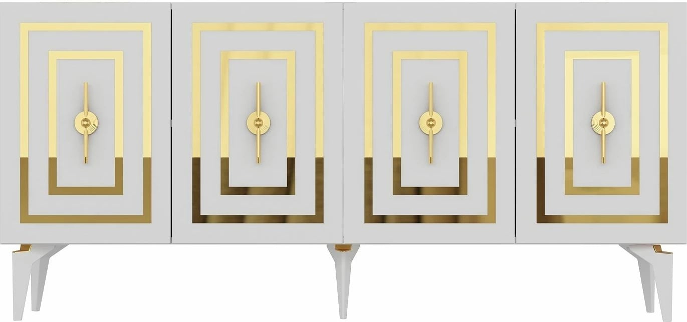 Konsol Skye Decor, ngjyrë e bardhë, Viola