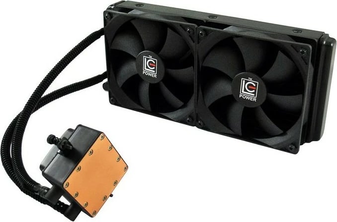 Ftohës me lëng all-in-one LC-Power LC-CC-240-LICO, 240mm, i zi