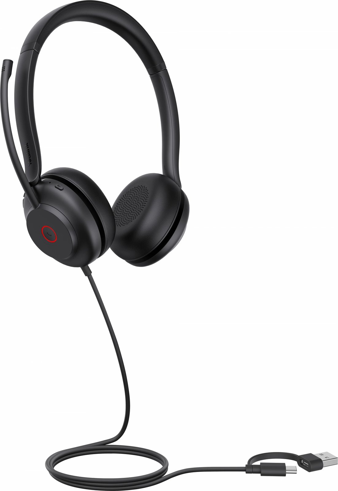 Kufje Yealink UH35 Dual UC, USB-C/USB-A, binaurale, e zezë Kufje Yealink UH35 Dual UC, USB-C/USB-A, binaurale, e zezë
