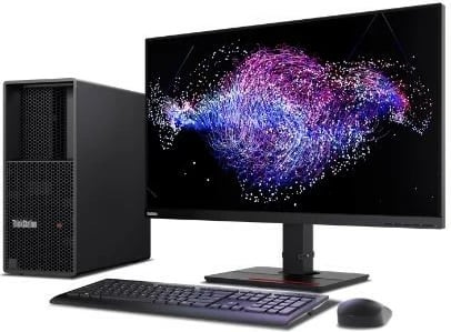 Kasë Lenovo ThinkStation P3 Tower Gen 2, Intel Core Ultra 7 265K, 64GB RAM, 1TB SSD, NVIDIA RTX 4000 20GB, E zezë