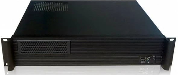 Kasë Techly 101980, rack 19", 2U, Micro ATX/Mini ITX, 4x3.5", 1x5.25", e zezë