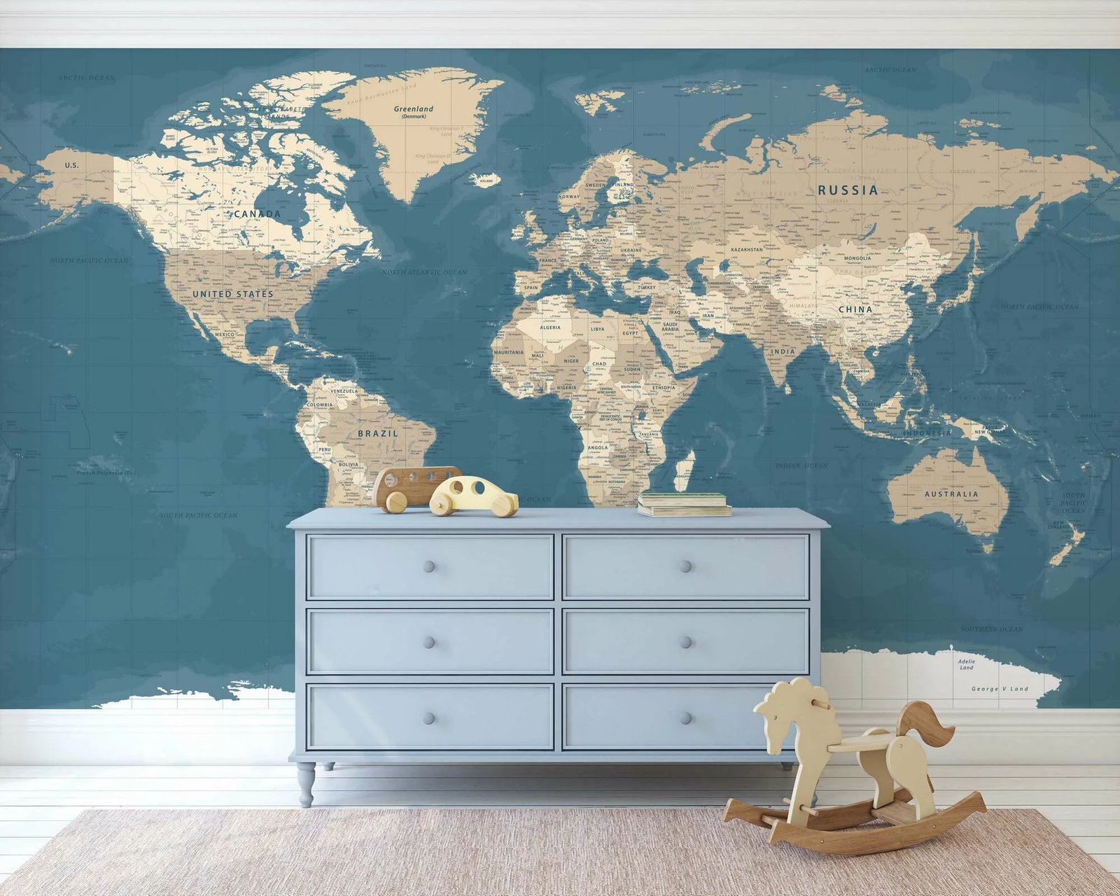 Murale muri Wallity, MDK-00135, 300x270cm