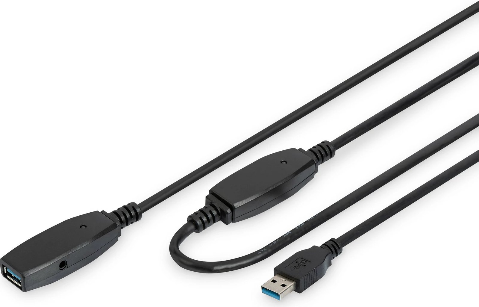 Kabllo USB 3.0 zgjatues Digitus 10m, e zezë