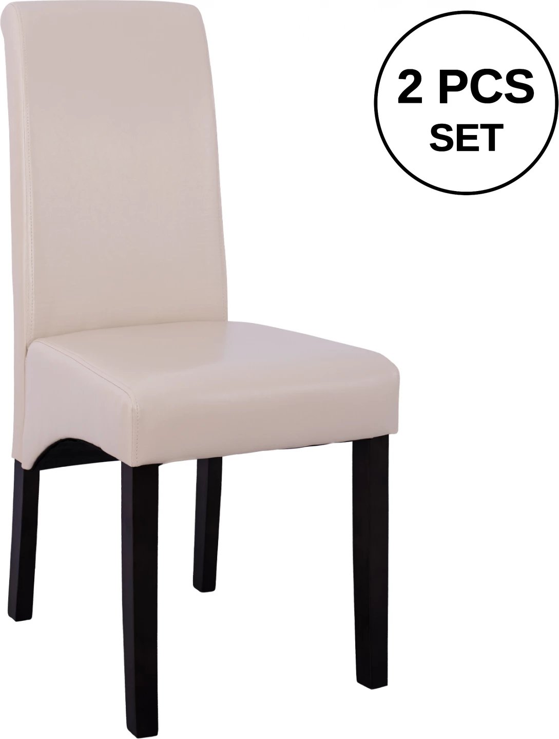 Karrige Roxie FH8328.02 me PU bezhë 47x60x99 cm, set prej 2 copë