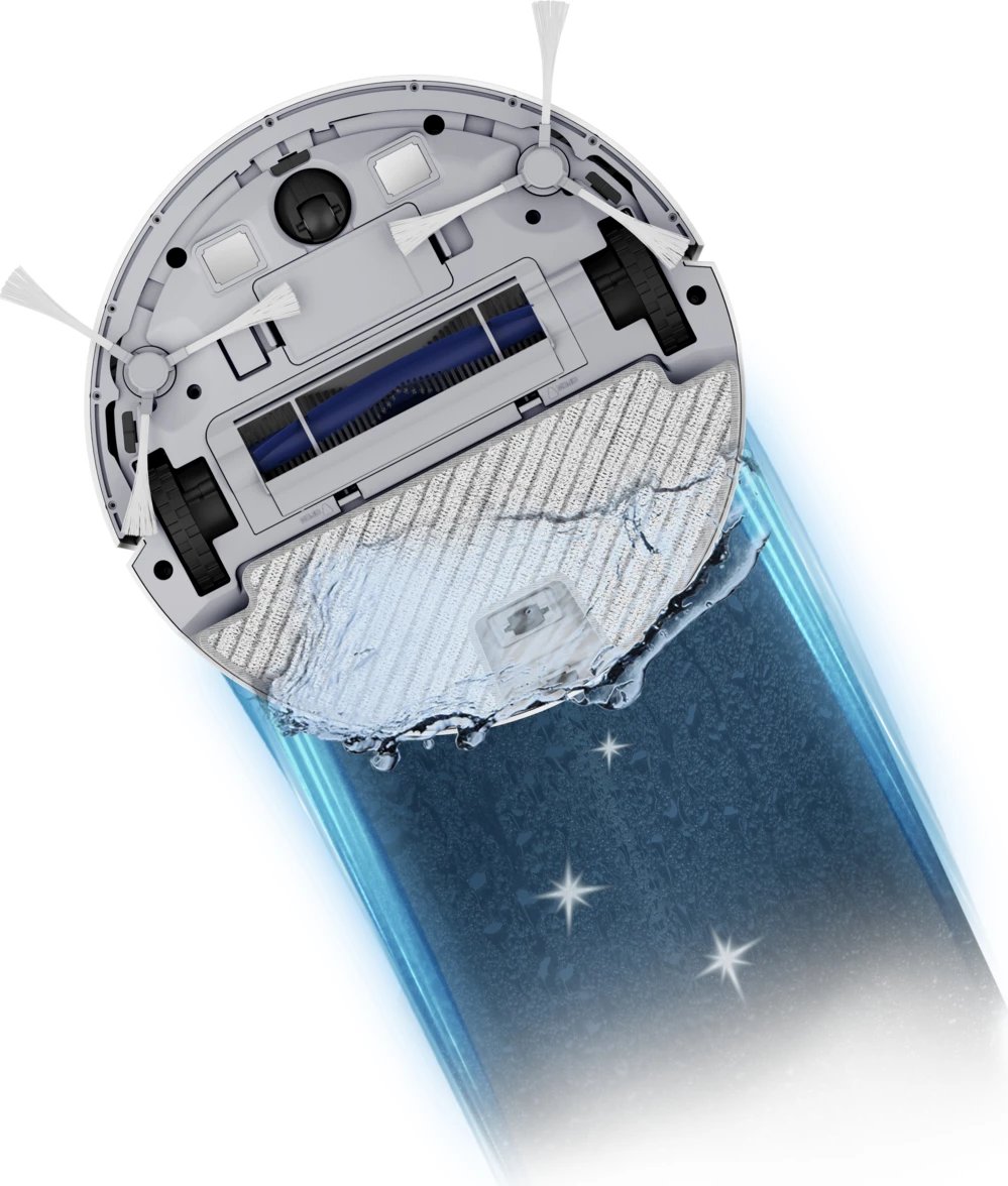 Fshesë me korrent robot, Rowenta RR7867WH, depozitë 0.70L, bateri 120 min, e bardhë