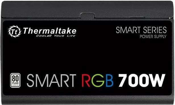 Kasë energjie Thermaltake Smart RGB 700W, 80 PLUS, 2xPEG, 120mm, e zezë