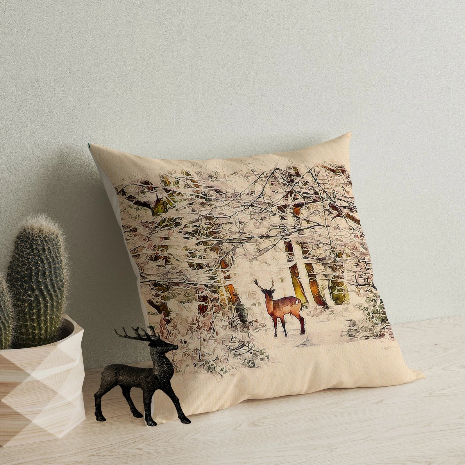 Jastëk dekorativ Aberto Design, A13043, shumëngjyrësh, 43x43cm