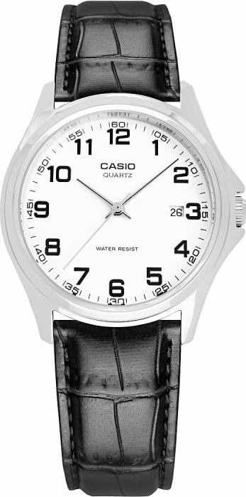 Orë dore për meshkuj Casio, e zezë