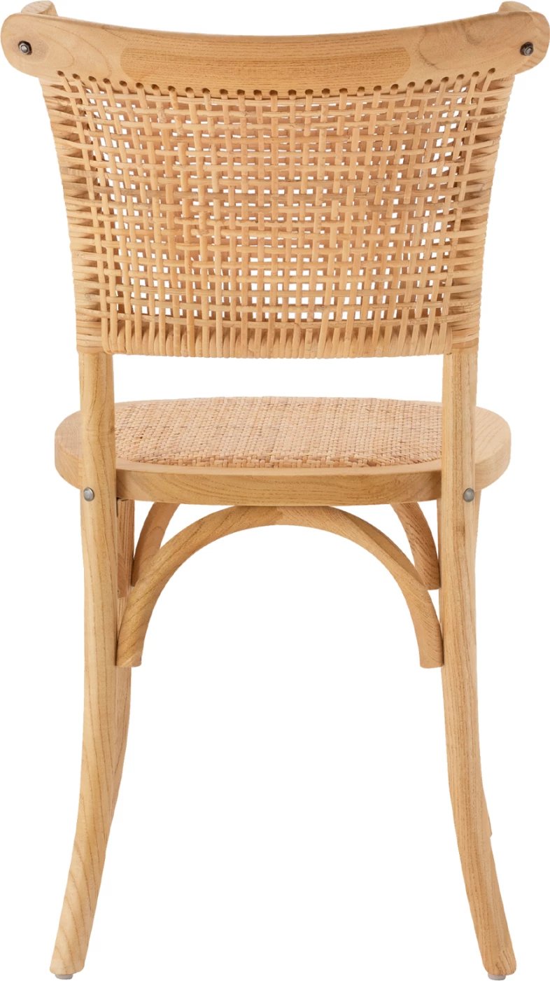 Karrige druri me ratan, ngjyrë natyrale, FH8752.01, 49x54x89 cm