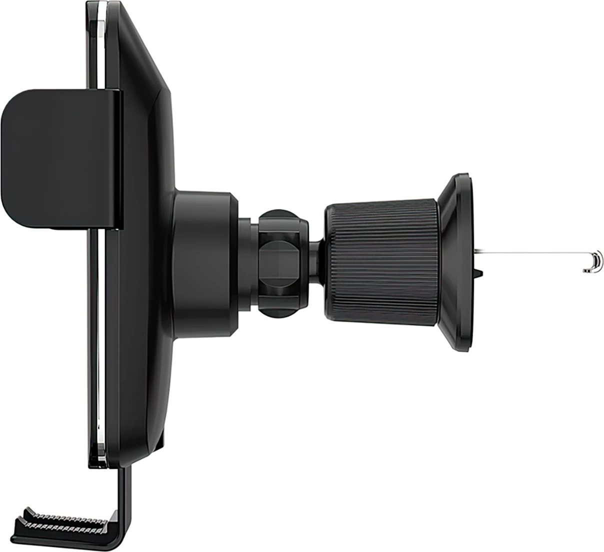 Mbajtës telefoni me karikues wireless Wozinsky WEDZ-3Y8S për veturë, 15W, i zi