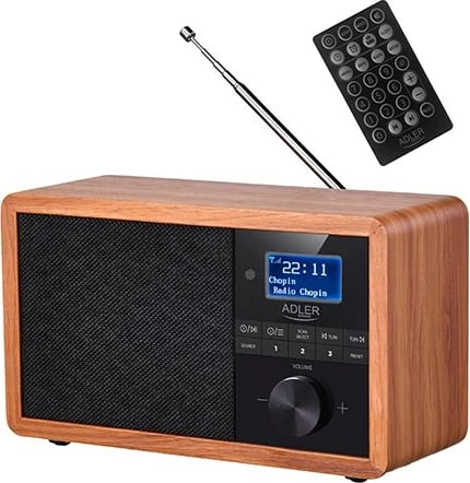 Radio digjitale Adler AD 1184, e kaftë, e zezë 