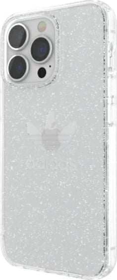 Mbështjellës Adidas OR për iPhone 13 Pro / 13 6.1", Glitter, Transparent, Silver