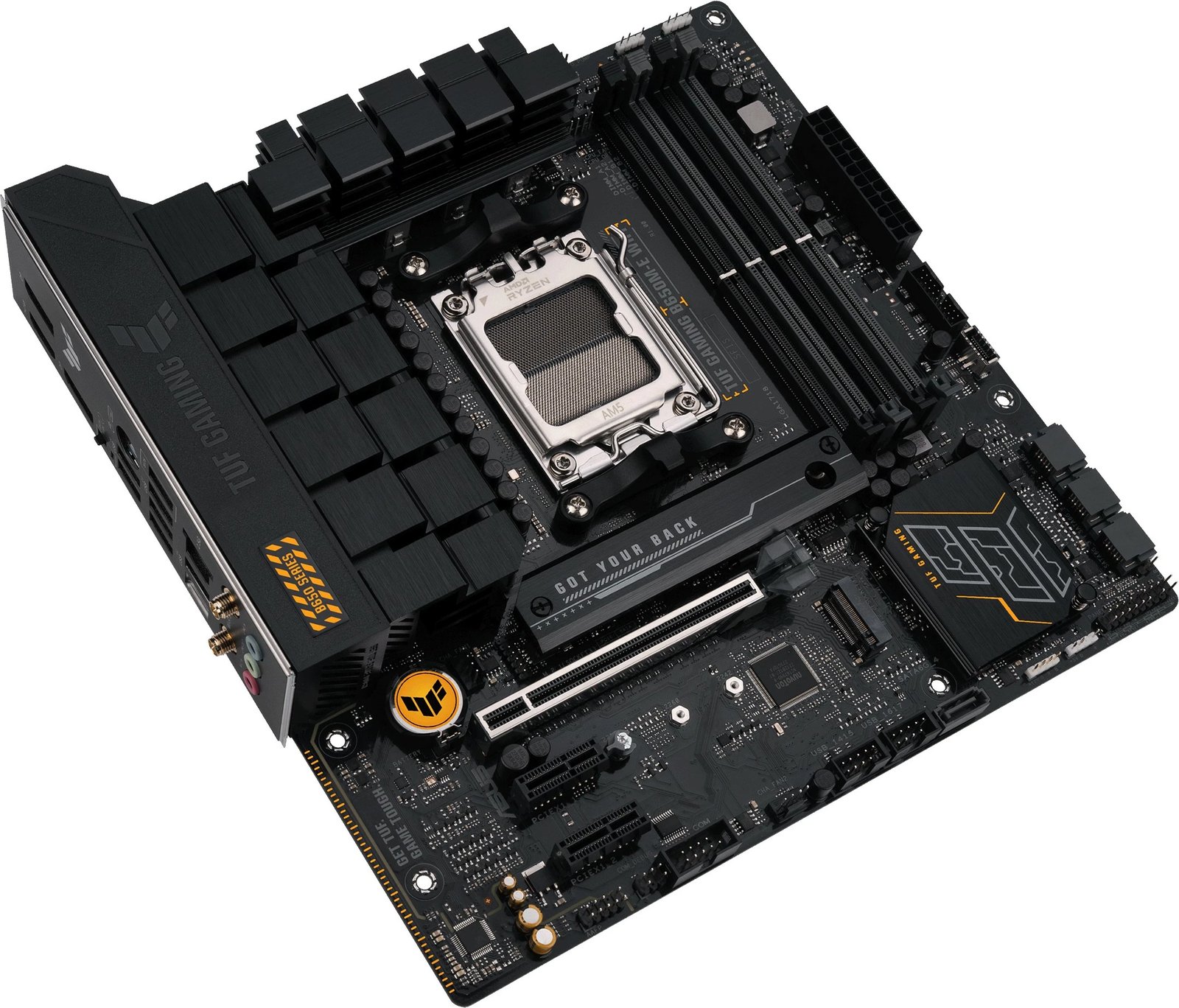 Pllakë amë ASUS TUF GAMING B650M-E WIFI, AMD, Socket AM5, DDR5, 128 GB, e zezë