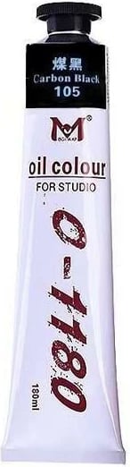 Ngjyrë vaji NEXT 33125-09, 180ml, Carbon Black