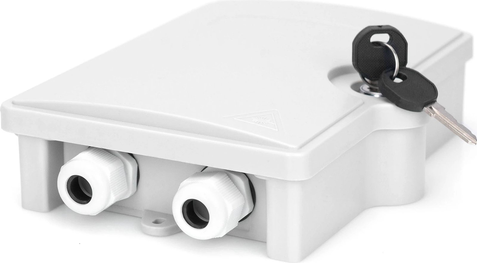 Kutia shpërndarëse FTTH Digitus, 2 porta SC/LC, IP65, 215x150x50mm, hiri