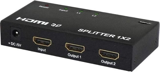 Video splitter Savio CL-42, 2x HDMI