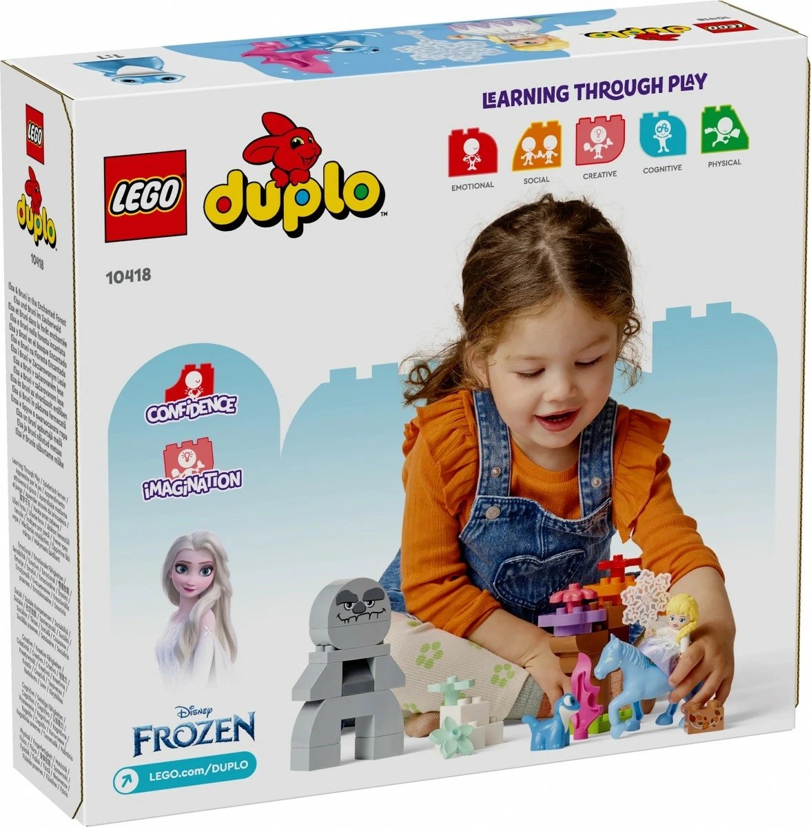 Set lodrash LEGO DUPLO Disney Frozen 2, Elsa dhe Bruni në Pyllin Magjik, 31 pjesë, për fëmijë 2+ vjeç Set lodrash LEGO DUPLO Disney Frozen 2, Elsa dhe Bruni në Pyllin Magjik, 31 pjesë, për fëmijë 2+ vjeç