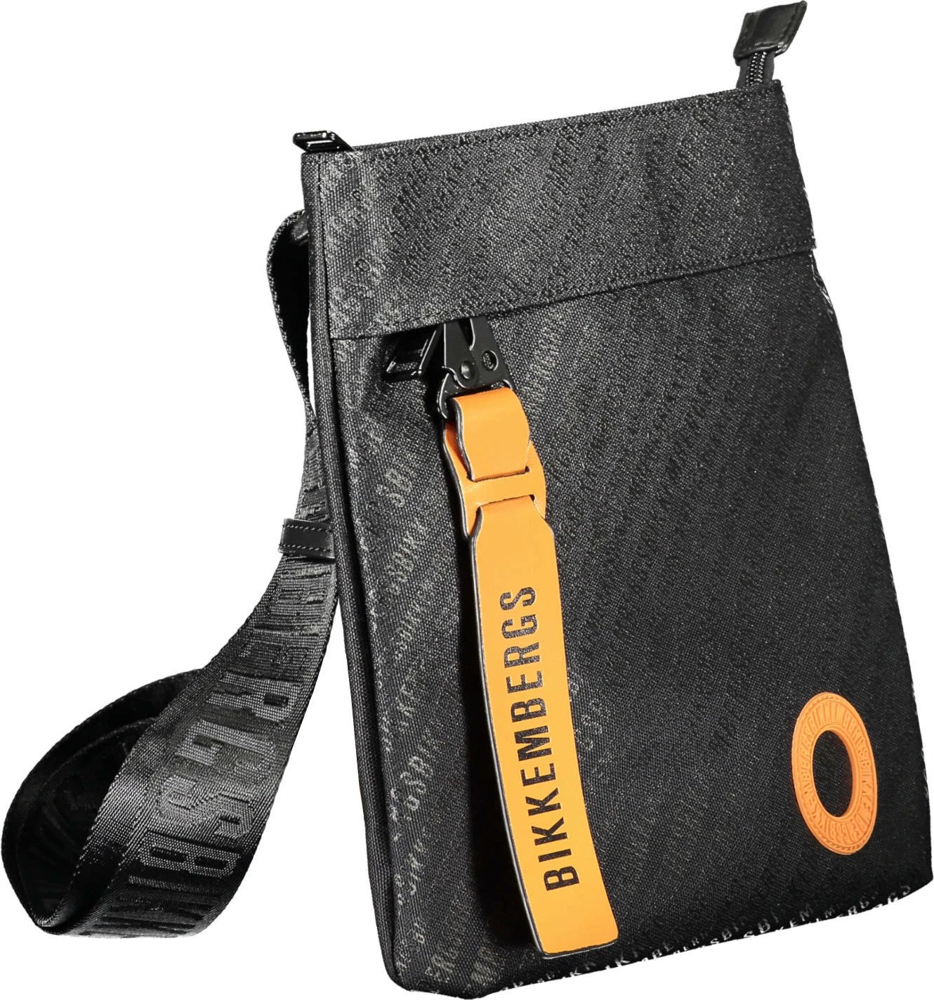 Çantë krahu BIKKEMBERGS për meshkuj, e zezë