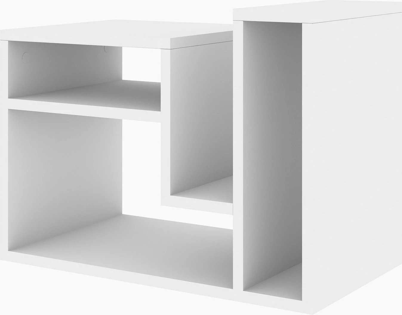 Tavolinë anësore Hanah Home, Abies, e bardhë