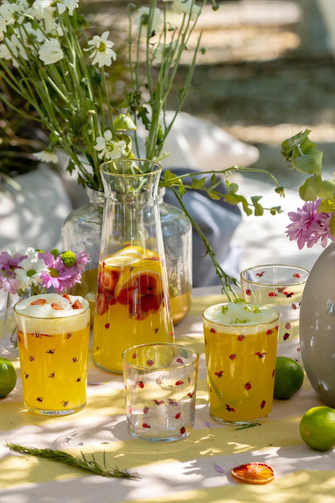 Shishe qelqi dekorative, ngjyrë ari, Hermia Concept, Lady Bird