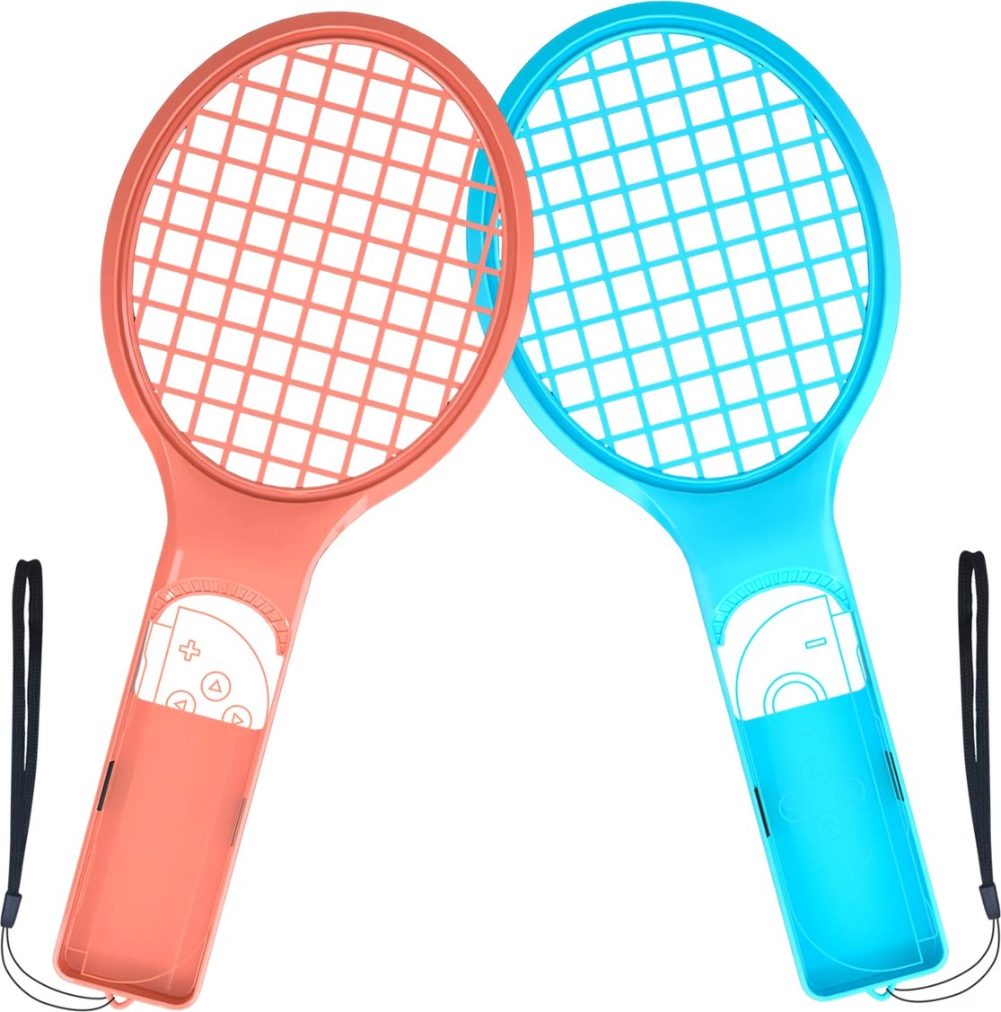 Set aksesorësh lojërash sportive për Nintendo Switch 2, Hurtel, Family Accessory Pack 2 15-in-1, me çantë udhëtimi, portokalli dhe kaltër, set 15 copë