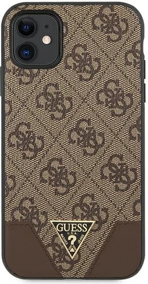 Mbështjellës Guess 4G Triangle Collection për iPhone 11/Xr 6.1", Kafe Mbështjellës Guess 4G Triangle Collection për iPhone 11/Xr 6.1", Kafe