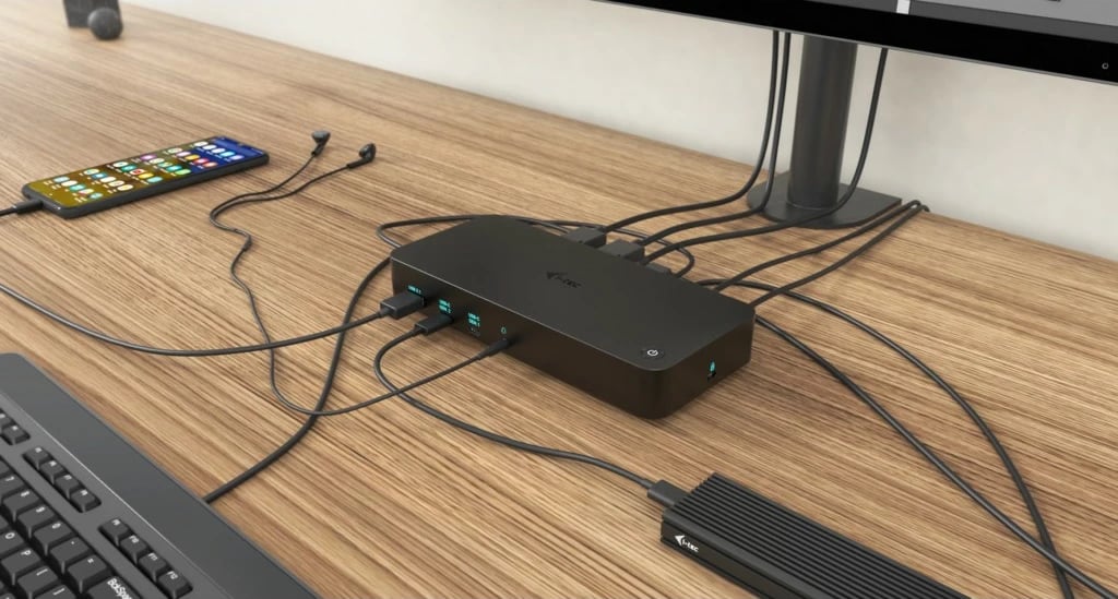 Docking station I-Tec USB 3.0/USB-C/Thunderbolt, 3x 4K, Power Delivery 100W, e zezë