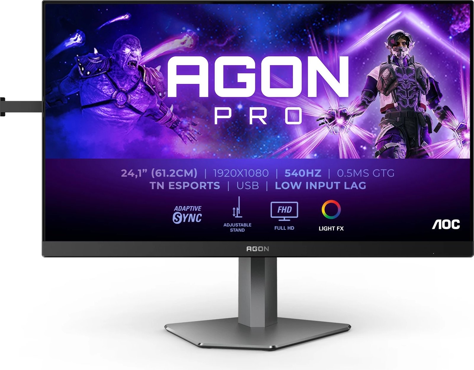 Monitor AOC AGON PRO AG246FK 24.1 inç, FHD, 540Hz, USB, i zi