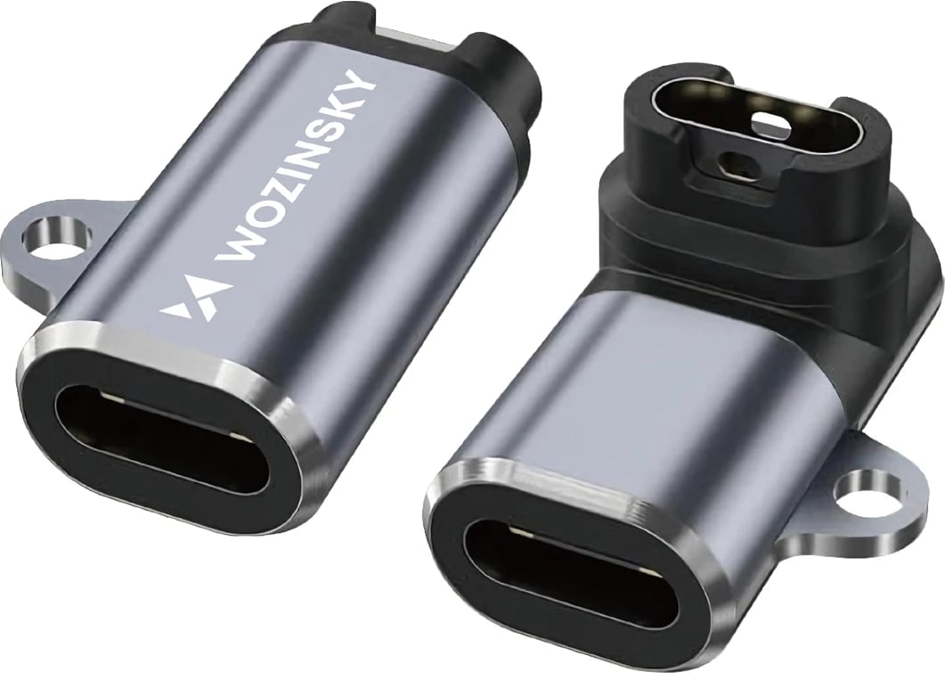 Adapter USB-C Wozinsky WAYGS1 për Garmin smartwatch, Gri Adapter USB-C Wozinsky WAYGS1 për Garmin smartwatch, Gri