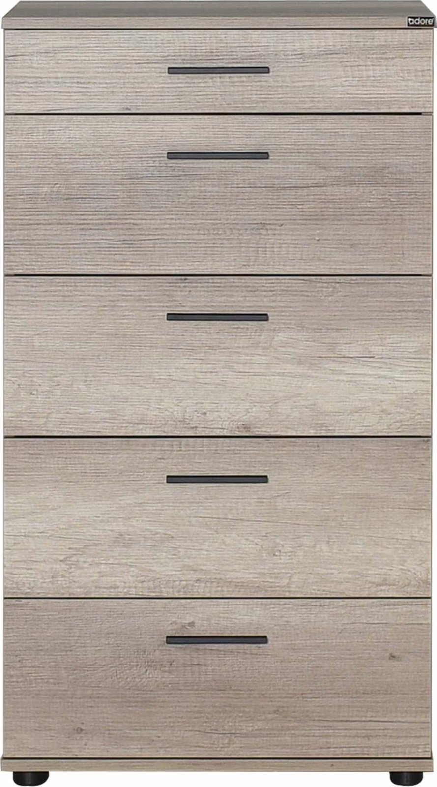 Komodë Tori, 5 sirtarë, ngjyrë Tori, Trendline