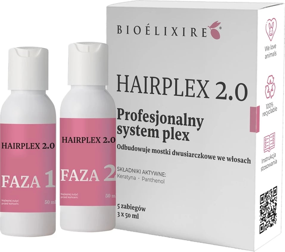 Trajtim rikonstruktues për flokë për femra Bioelixire Hairplex 2.0, 150ml